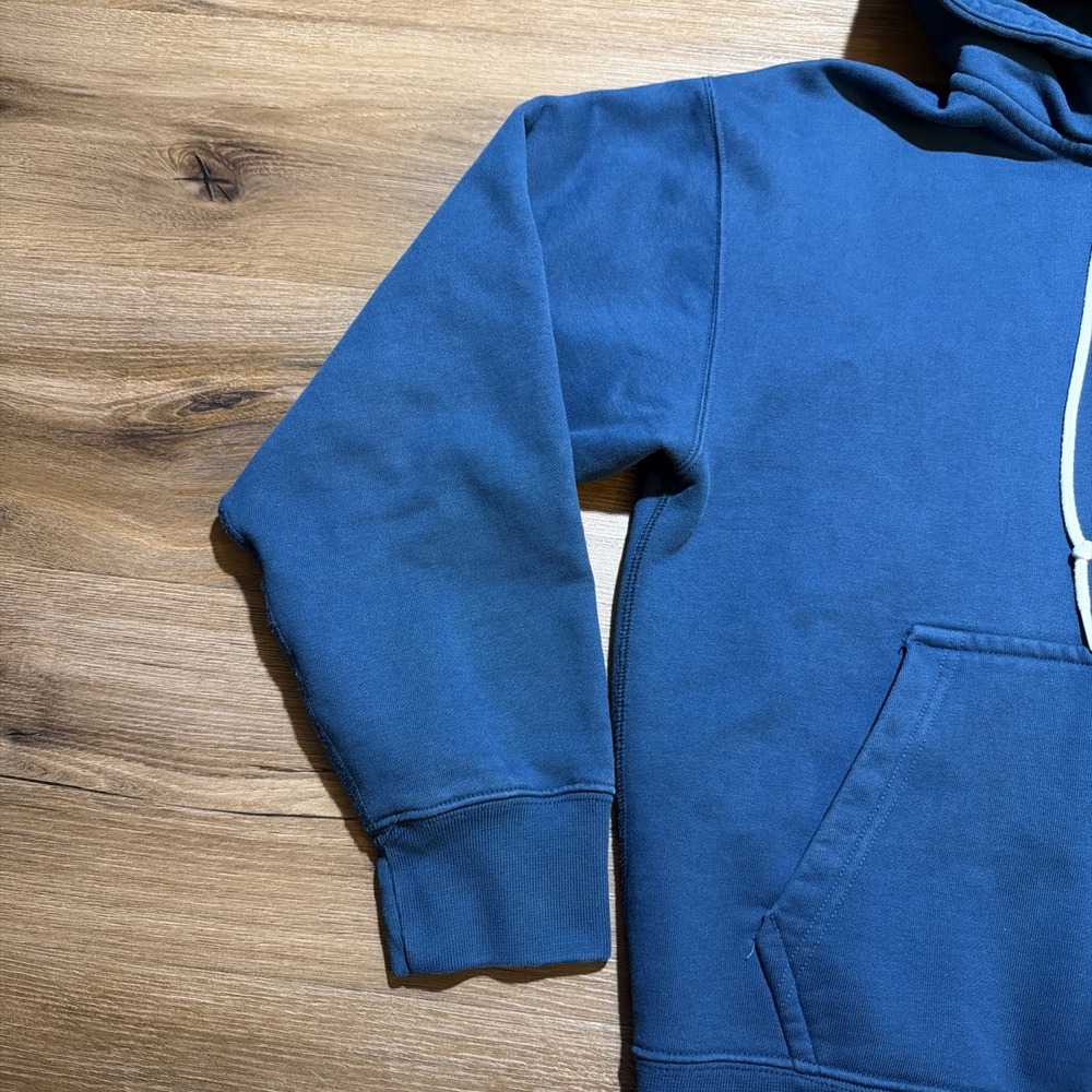 Nike Lab Men's SMALL Solo Swoosh‎ Full-Zip Heavy Hoodie Valerian Blue DR0403-460 - Picture 2 of 15
